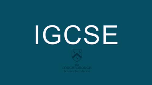 IGCSE课程相关图示